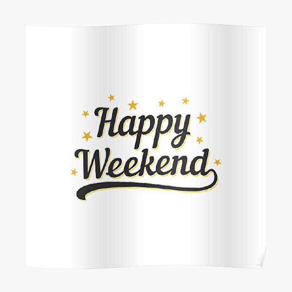 Happy Weekend Happy Friday! Let the weekend begin The Best Weeknd Poster RB3006 product Offical Mac Miller Merch