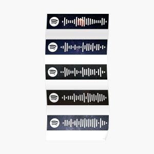 The Weeknd - Spotify Scan Codes Poster RB3006 product Offical Mac Miller Merch