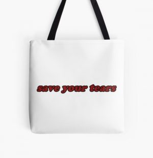 Save your tears The Weeknd All Over Print Tote Bag RB3006 product Offical Mac Miller Merch