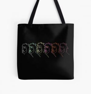 the weeknd silhouette illustration All Over Print Tote Bag RB3006 product Offical Mac Miller Merch