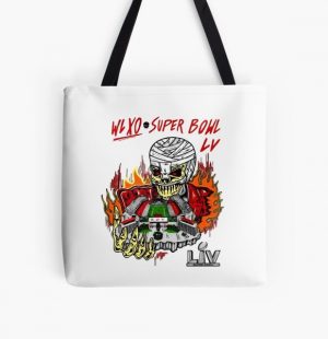 The Weeknd Super Bowl LV Halftime Show Art All Over Print Tote Bag Sản phẩm RB3006 Offical Mac Miller Merch