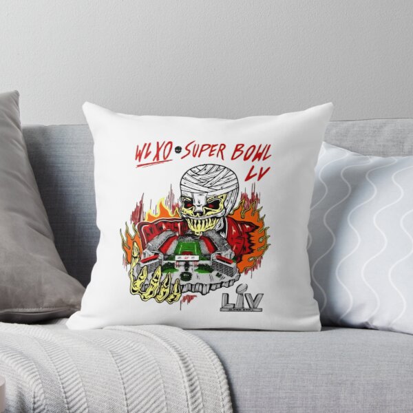 The Weeknd Super Bowl LV Halftime Show Art Throw Pillow RB3006 product Offical Mac Miller Merch
