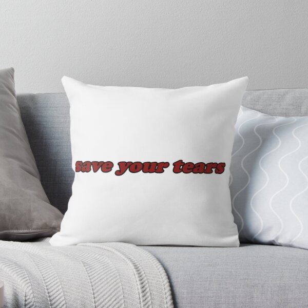 Save your tears The Weeknd Throw Pillow RB3006 product Offical Mac Miller Merch