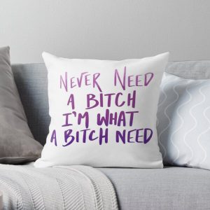 The Weeknd - Never Need a B-tch Throw Pillow RB3006 product Offical Mac Miller Merch