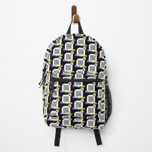 Blinding Lights, The weeknd - spotify qr code - rainbow style Backpack RB3006 product Offical Mac Miller Merch