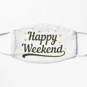 Happy Weekend Happy Friday! Let the weekend begin The Best Weeknd Flat Mask RB3006 product Offical Mac Miller Merch