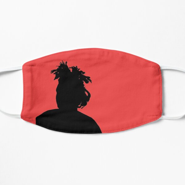 the weeknd silhouette Flat Mask RB3006 product Offical Mac Miller Merch