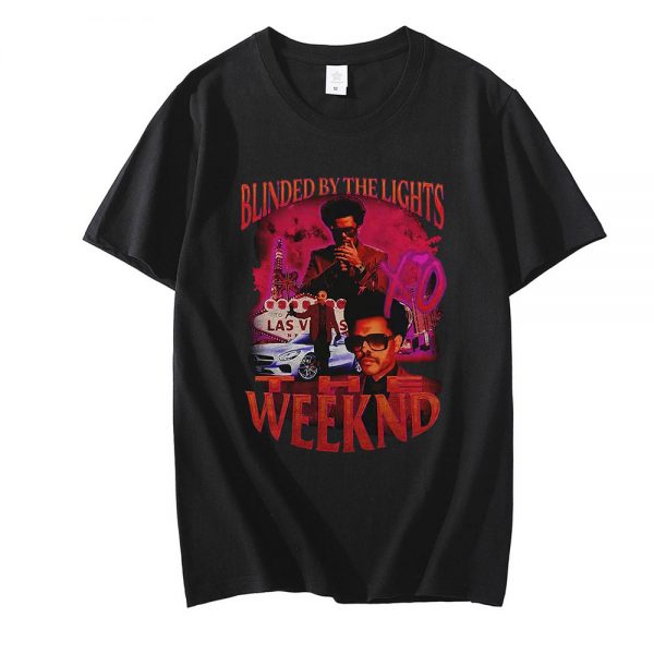 Hot Sale New Cotton Tees The Weeknd T shirt Harajuku Men s Streetwear Casual Oversize Graphic - The Weeknd Store