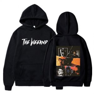 New Fashion Singer The Weeknd Vintage Graphics Hip Hop Hoodies Men Autumn Winter Fleece Hooded Sweatshirts - The Weeknd Store