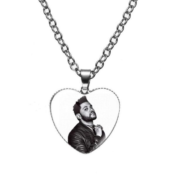 Newest XO The Weeknd Chain Necklace Trendy Art Photo Glass Cabochon Pendant Necklace for Men - The Weeknd Store