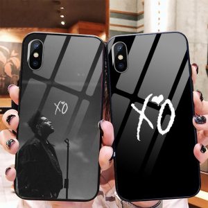 The Weeknd Starboy Pop Cantor xo Phone Case Tempered glass for iPhone 13 11 12 mini - The Weeknd Store