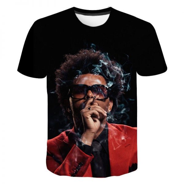 New Singer The Weeknd 3D Printed T shirt Men Women Sports Cool O Neck Streetwear T - The Weeknd Store