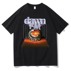 Canadian Singer The Weeknd Dawn Fm Graphic Print Tshirt Short Sleeve Regular Men s Tee Men - The Weeknd Store