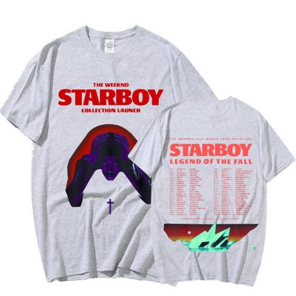 The Weeknd T shirt Starboy Legend of The Fall Tour 2017 Dates Tour Short Sleeve T 1.jpg 640x640 1 - The Weeknd Store