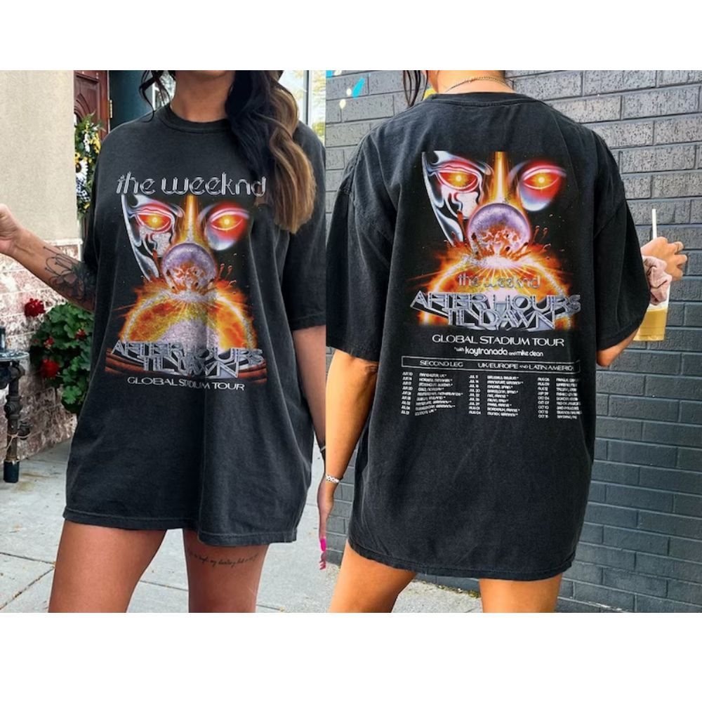 The Weeknd T-Shirts - The After Hours Til Dawn 2023 Tour T-shirt